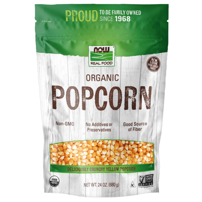 NOW Foods Popcorn, Organic - 24 oz.