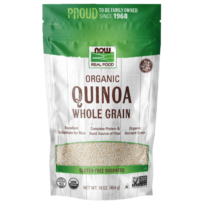 NOW Foods Quinoa Whole Grain, Organic - 16 oz.