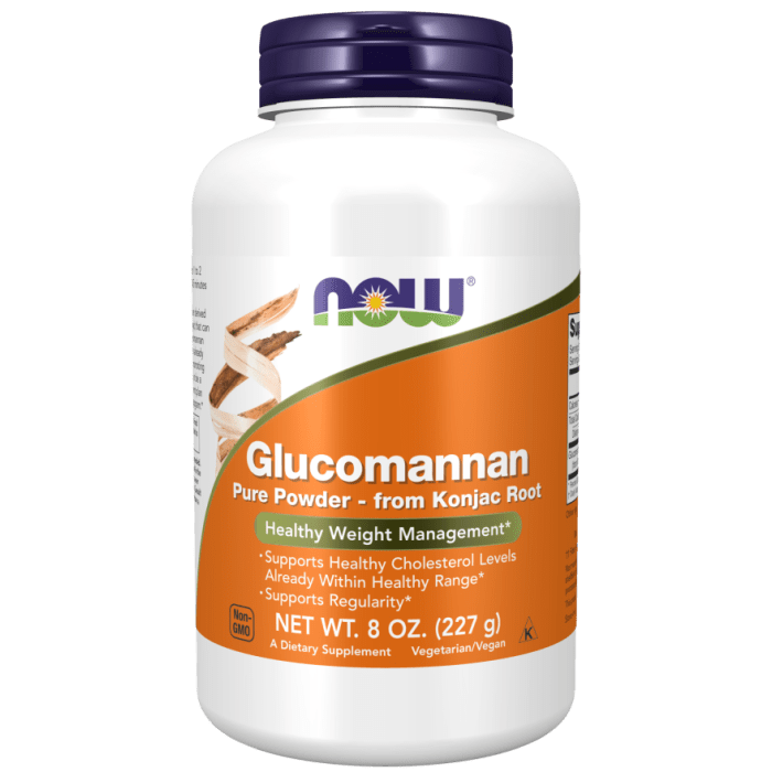 NOW Foods Glucomannan Pure Powder - 8 oz.