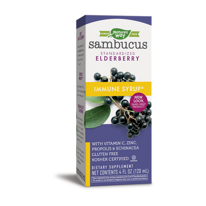 Nature's Way Sambucus Elderberry Immune Syrup, 4 fl. oz.