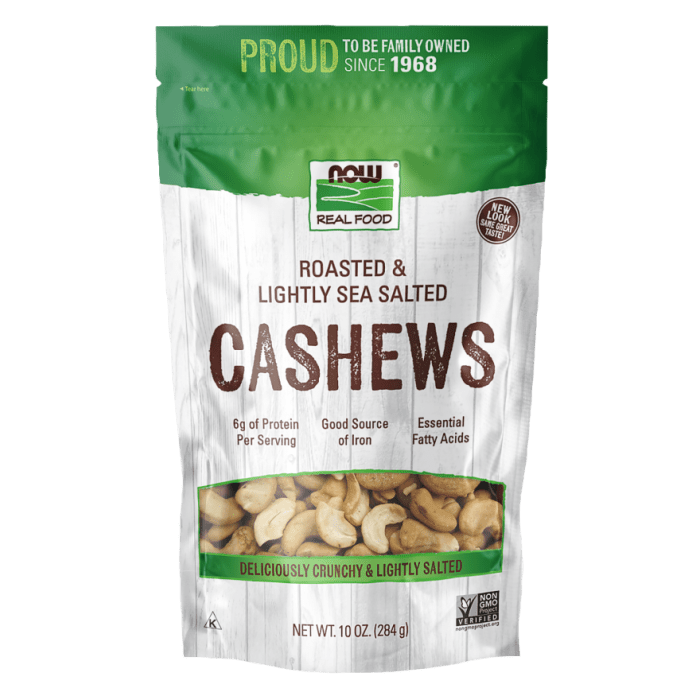 NOW Foods Cashews, Roasted & Salted - 10 oz.