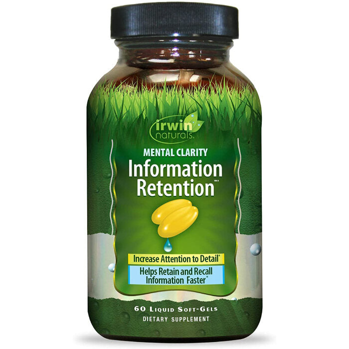 Irwin Naturals Mental Clarity Information Retention, 60 sg.