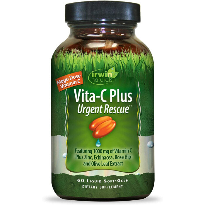 Irwin Naturals Vita-C Plus Urgent Rescue, 60 sg.