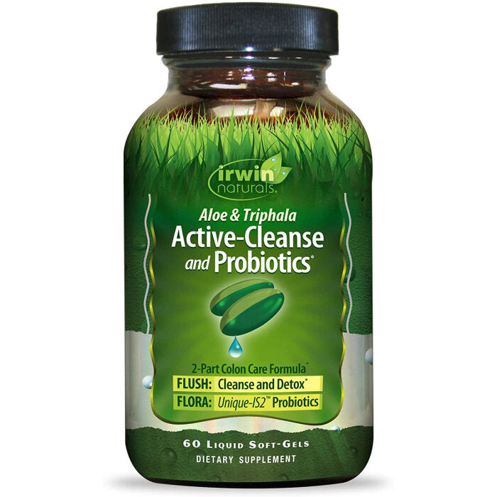 Irwin Naturals Active-Cleanse and Probiotics, 60 Softgels