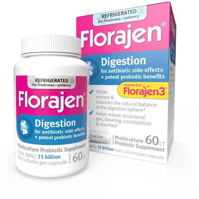 Florajen Digestion, 60 Capsules