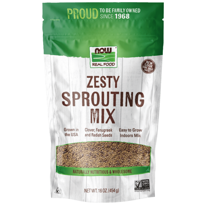 NOW Foods Zesty Sprouting Mix - 16 oz.