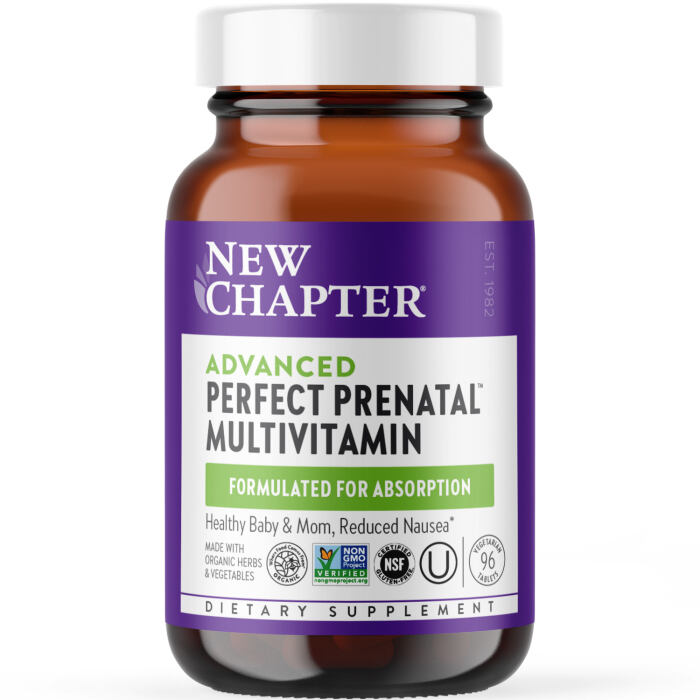 New Chapter Perfect Prenatal Multivitamin, 96 Tablets