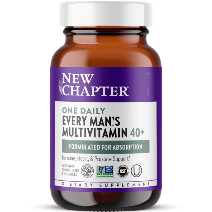 New Chapter Every Men's One Daily 40+ Multivitamin, 24 Count