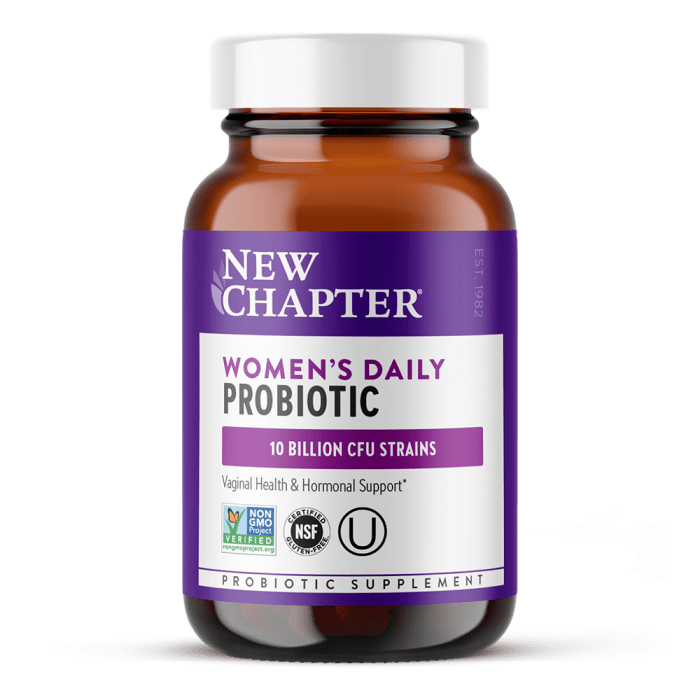 New Chapter Women’s Daily Probiotic, 30 Count