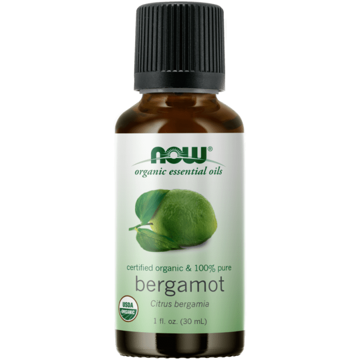 NOW Foods Bergamot Oil, Organic - 1 fl. oz.