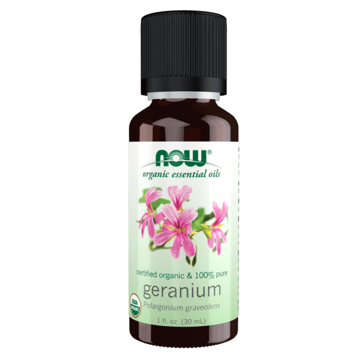 NOW Foods Geranium Oil, Organic - 1 fl. oz.