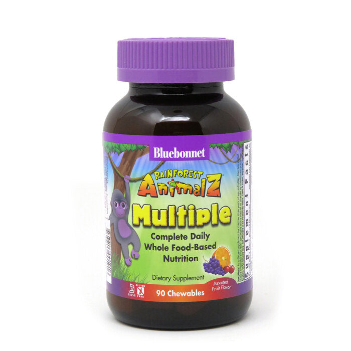 Bluebonnet Rainforest Animalz Children's Multi, 90 Chewables