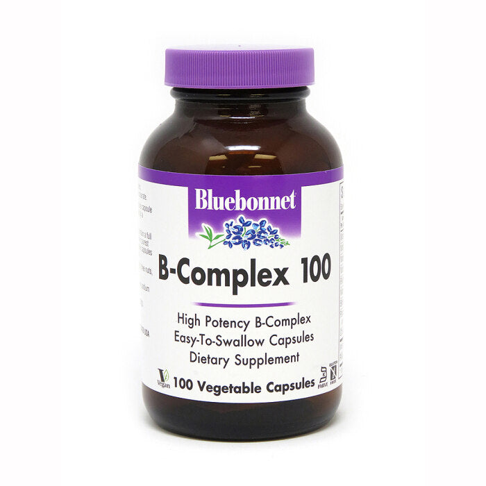 Bluebonnet B-Complex 100, 100 Veg Capsules