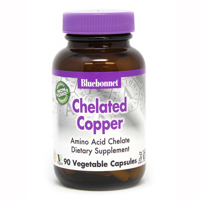 Bluebonnet Albion Chelated Copper, 90 Veg Capsules