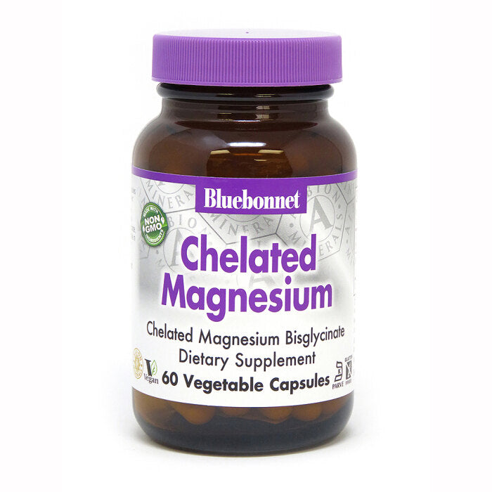 Bluebonnet Albion Chelated Magnesium, 60 Veg Capsules