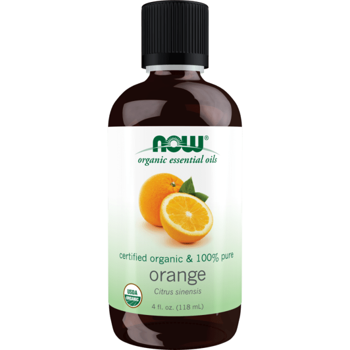 NOW Foods Orange Oil, Organic - 4 fl. oz.