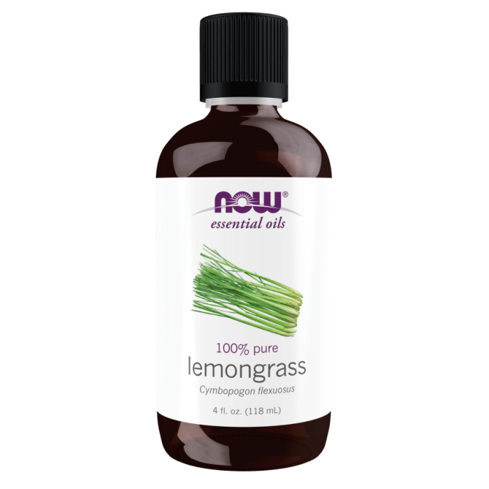 NOW Foods Lemongrass Oil - 4 oz.