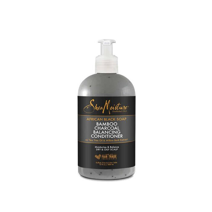 SheaMoisture African Black Soap Bamboo Charcoal Deep Balancing Conditioner, 13 fl. oz.