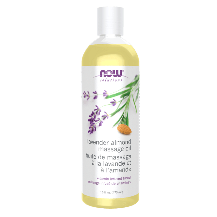 NOW Foods Lavender Almond Massage Oil - 16 fl. oz.