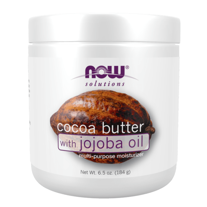 NOW Foods Cocoa Butter with Jojoba Oil - 6.5 oz.