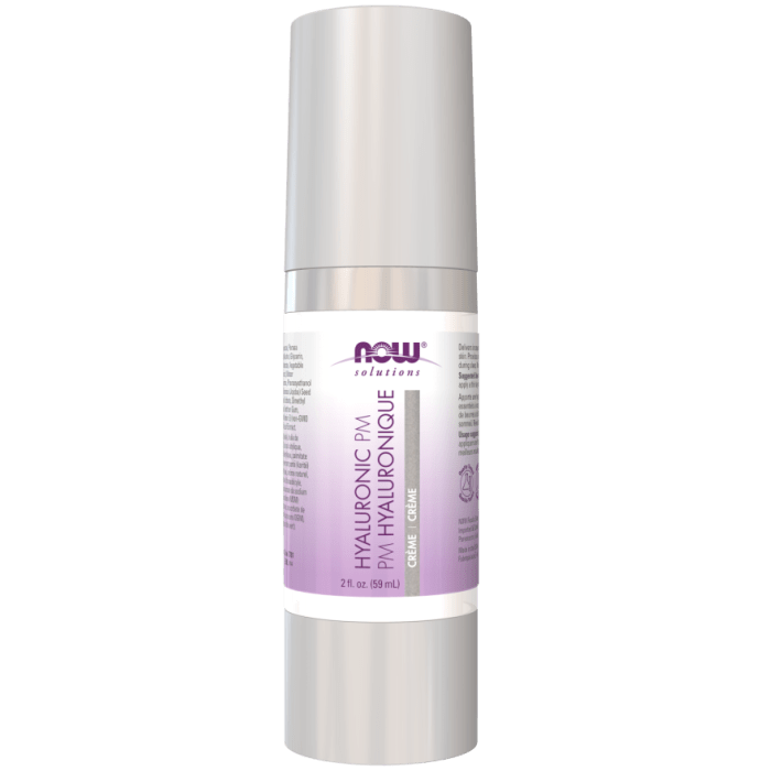 NOW Foods Hyaluronic PM Creme - 2 fl. oz.