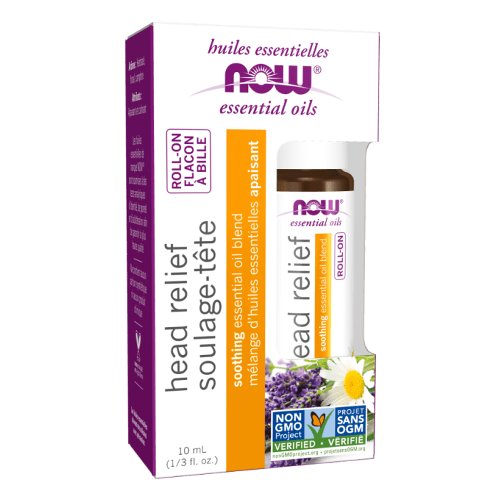 NOW Foods Head Relief Essential Oil Blend Roll-On - 10 mL