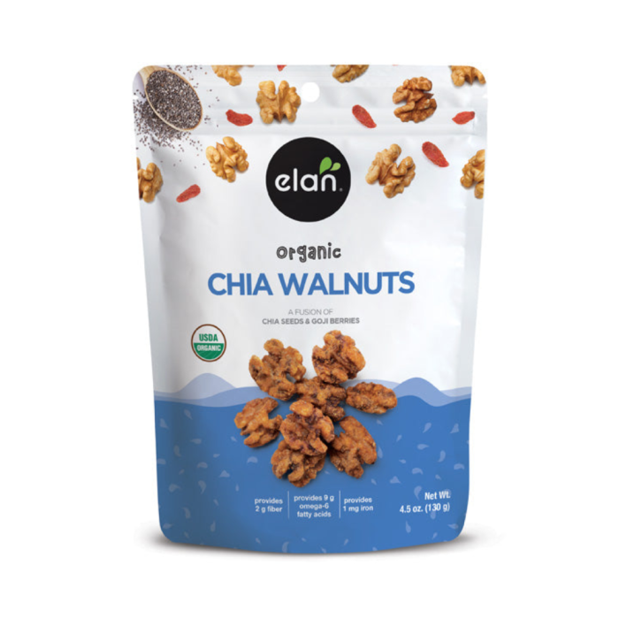 Elan Organic Chia Walnuts, 4.5oz