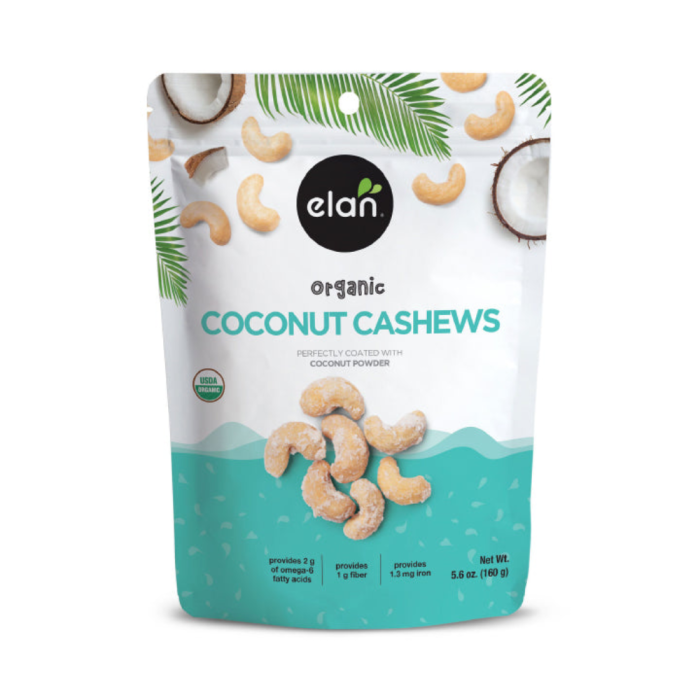 Elan Organic Coconut Cashews, 5.6 oz