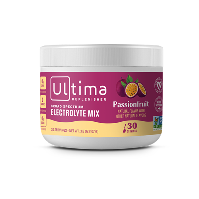 Ultima Replenisher Passionfruit Electrolyte Drink Mix, 30 Servings