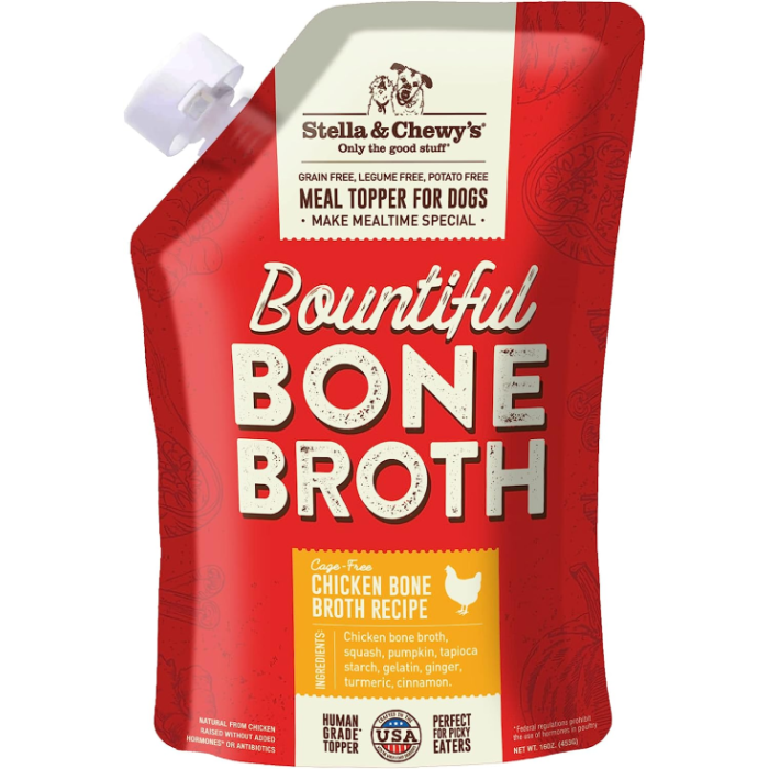 Stella & Chewy's Bone Broth Chicken for Dogs, 16oz.