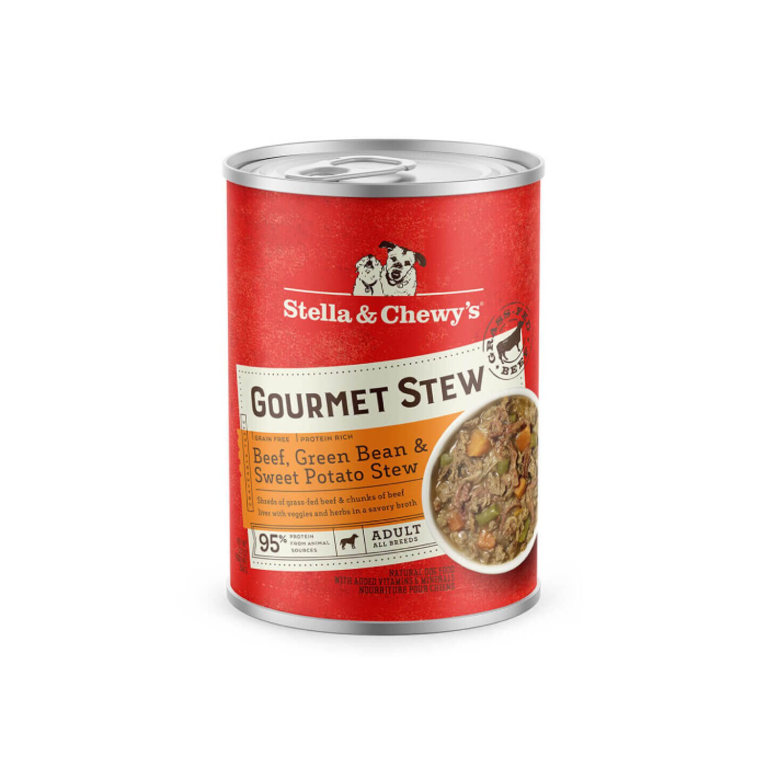 Stella & Chewy's Gourmet Beef, Green Bean & Sweet Potato Stew for Dogs, 12.5oz.