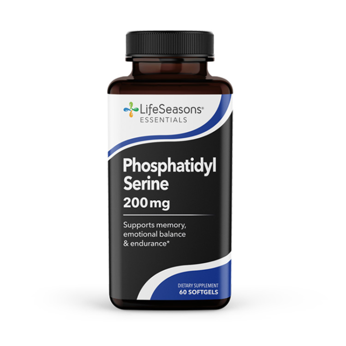 LifeSeasons Phosphatidyl Serine 200mg, 60 Softgels