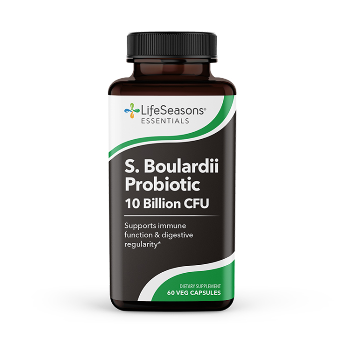 LifeSeasons S. Boulardii Prodiotic 10 Billion CFU, 60 Veg Capsules