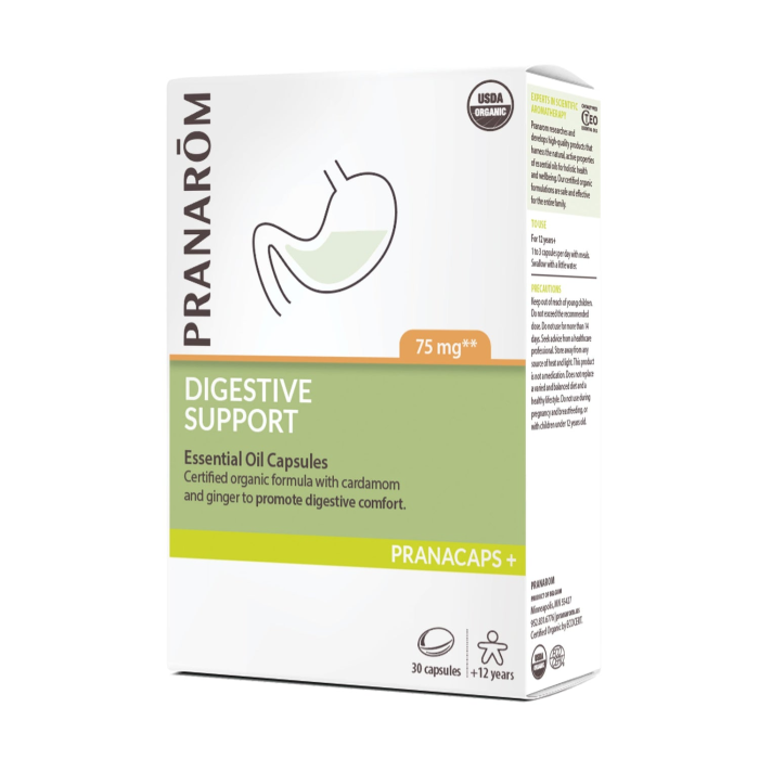 Pranarom Digestive Support Pranacaps, 30 Capsules