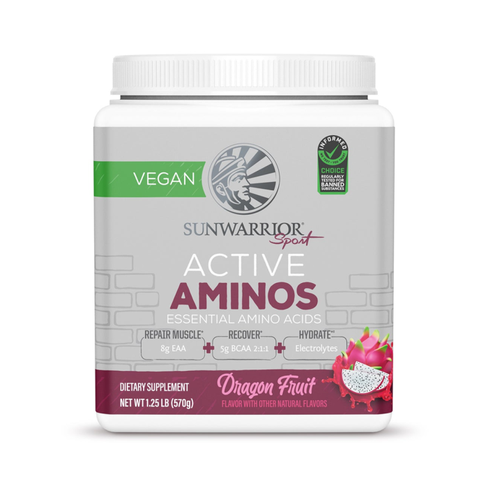 Sunwarrior Active Essential Amino Acids Dragon Fruit Flavor, 570g