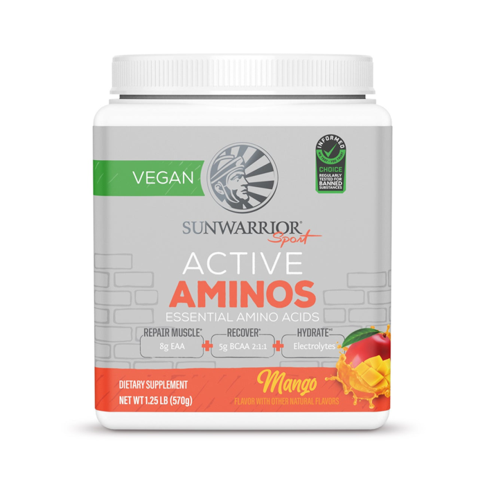 Sunwarrior Active Essential Amino Acids Mango Flavor, 570g