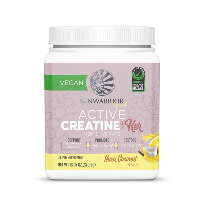 Sunwarrior Active Creatine for Her Yuzu Coconut Flavor, 370.5g