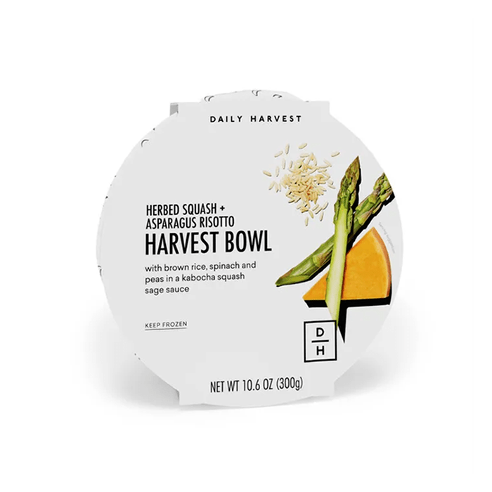 Daily Harvest Herbed Squash + Asparagus Risotto Harvest Bowl, 10.6oz.