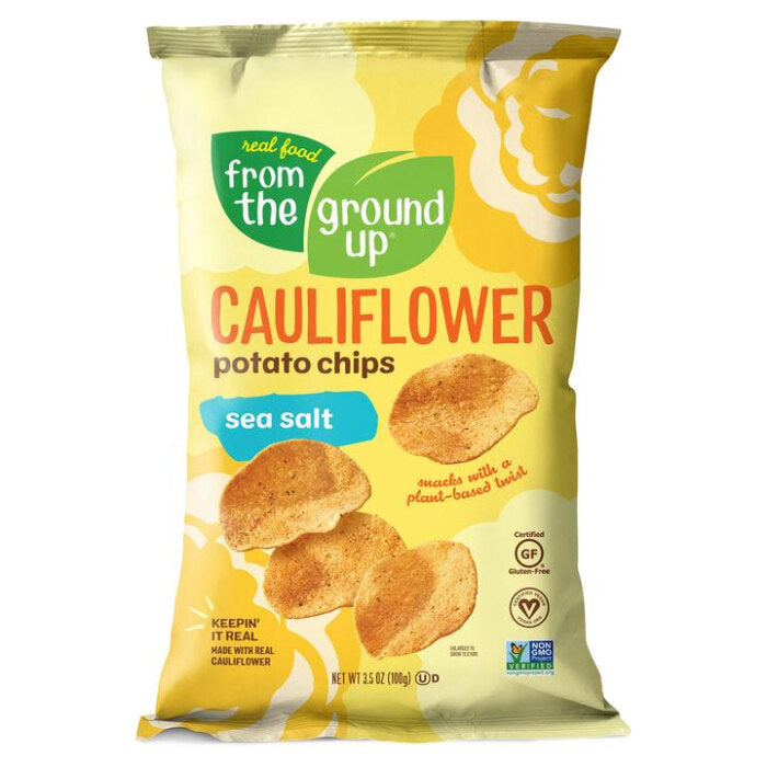 From the Ground Up Cauliflower Potato Chips, Sea Salt, 3.5 oz.