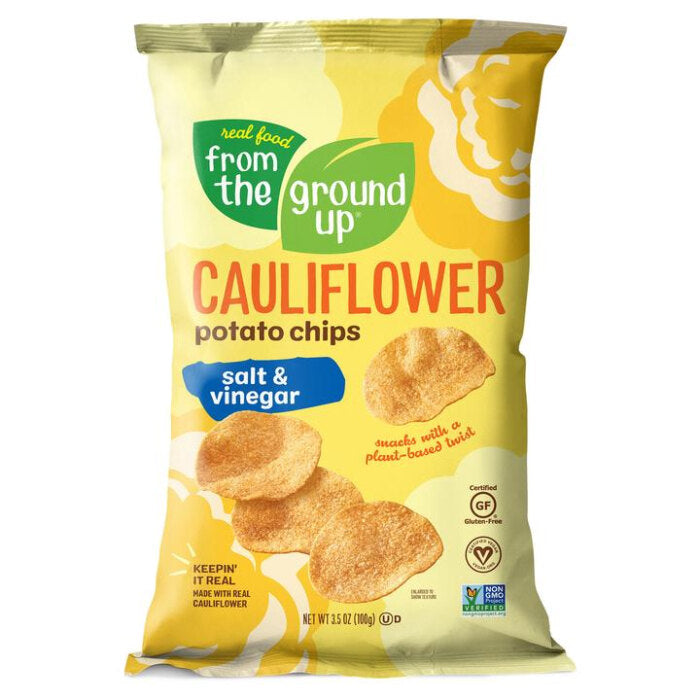 From the Ground Up Cauliflower Potato Chips, Salt & Vinegar, 3.5 oz.