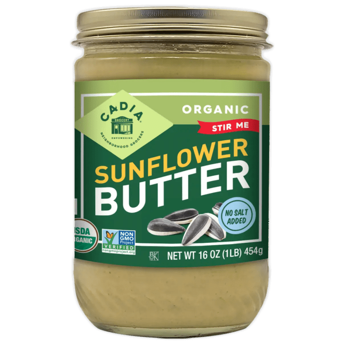 Cadia Organic Sunflower Butter, 16oz.