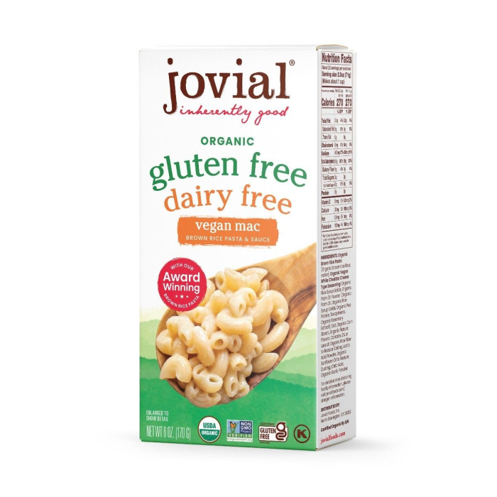 Jovial Mac N Cheese Dairy Free, 6oz.