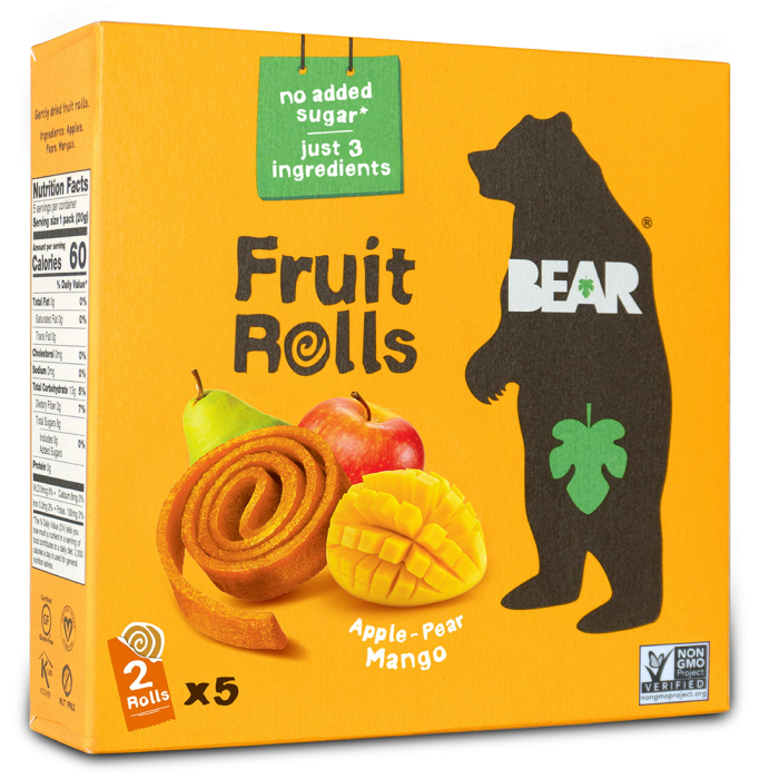 Bear Mango Fruit Rolls, 3.5oz.