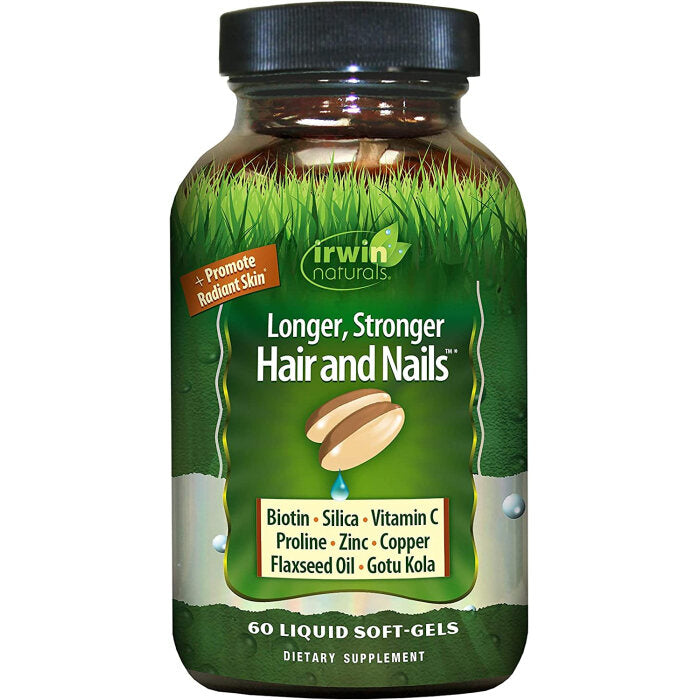 Irwin Naturals Healthy Skin & Hair Plus Nails, 60 Softgels