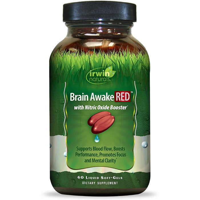 Irwin Naturals Brain Awake Red, 60 Softgels