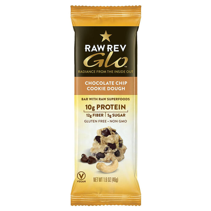 Raw Rev Glo Chocolate Chip Cookie Dough Bar