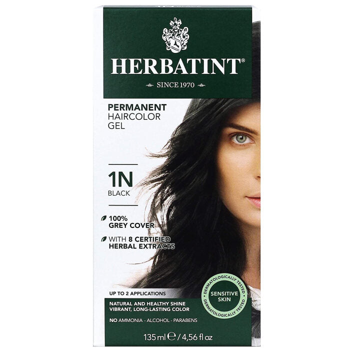 Herbatint Black 1N, 4.56 fl.oz