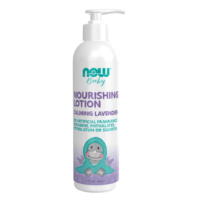 NOW Foods Nourishing Baby Lotion, Calming Lavender - 8 fl. oz.