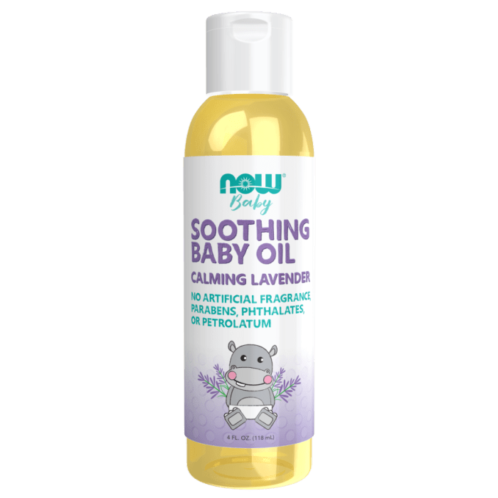 NOW Foods Soothing Baby Oil, Calming Lavender - 4 fl. oz.