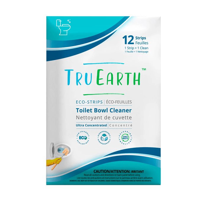 Tru Earth Toilet Bowl Cleaner Strips, 12 Strips